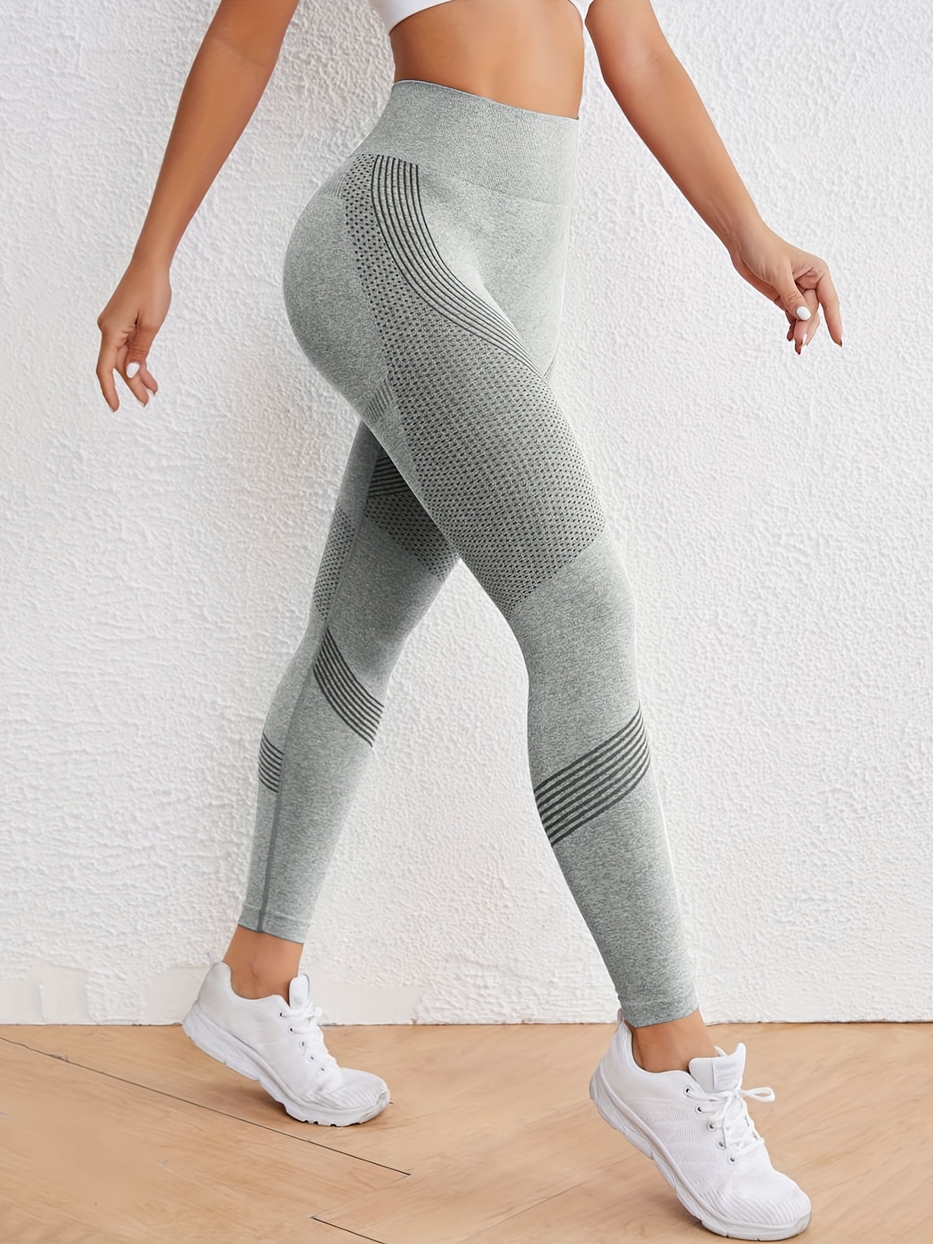 high stretch comfortable quick drying sports leggings high waist seamless yoga pants womens activewear details 26