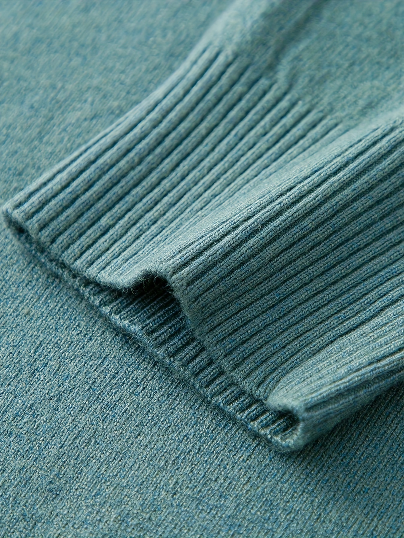 mens trendy solid knitted pullover casual slightly stretch breathable sweater for outdoor fall winter details 8