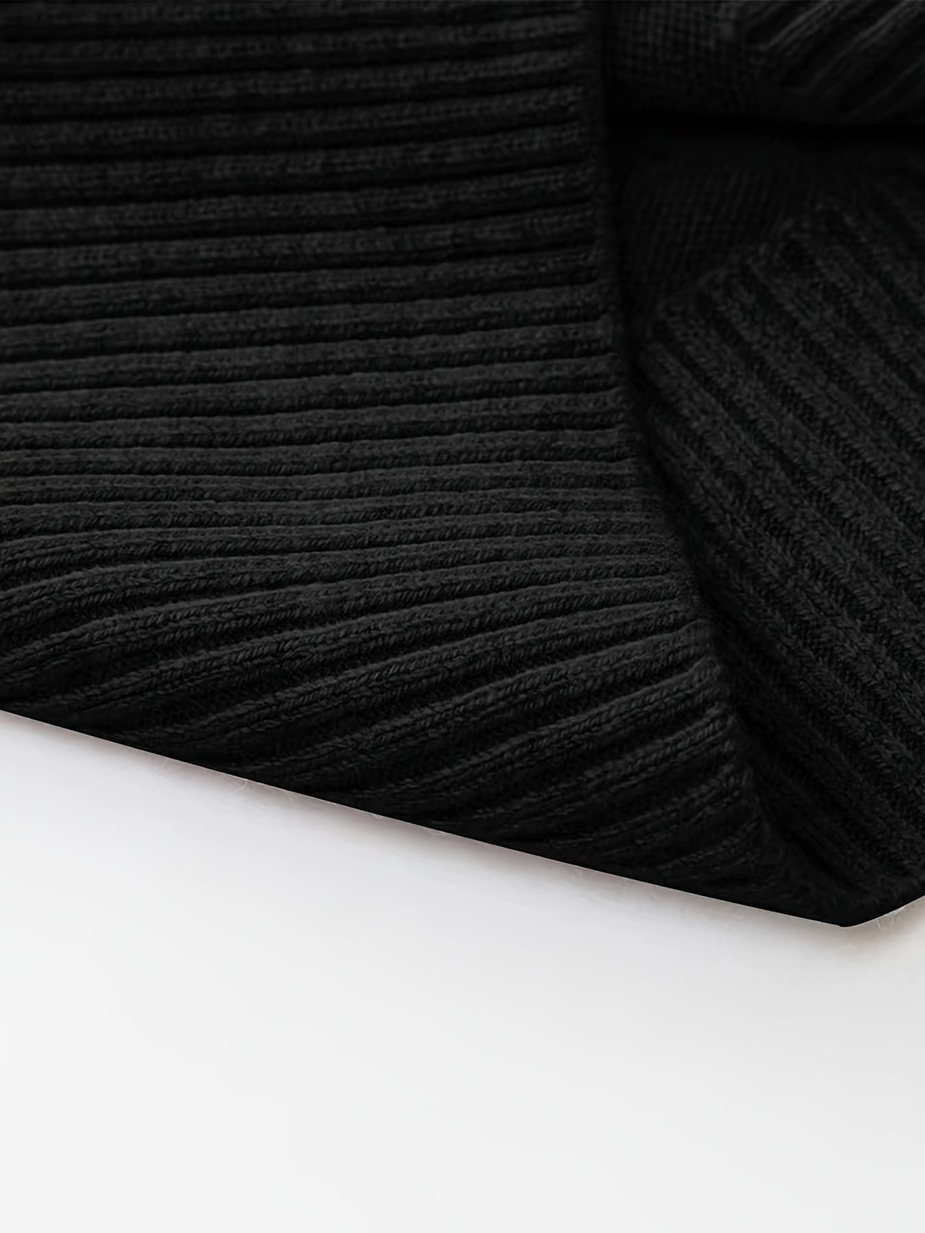 mens trendy solid knitted pullover casual slightly stretch breathable sweater for outdoor fall winter details 23