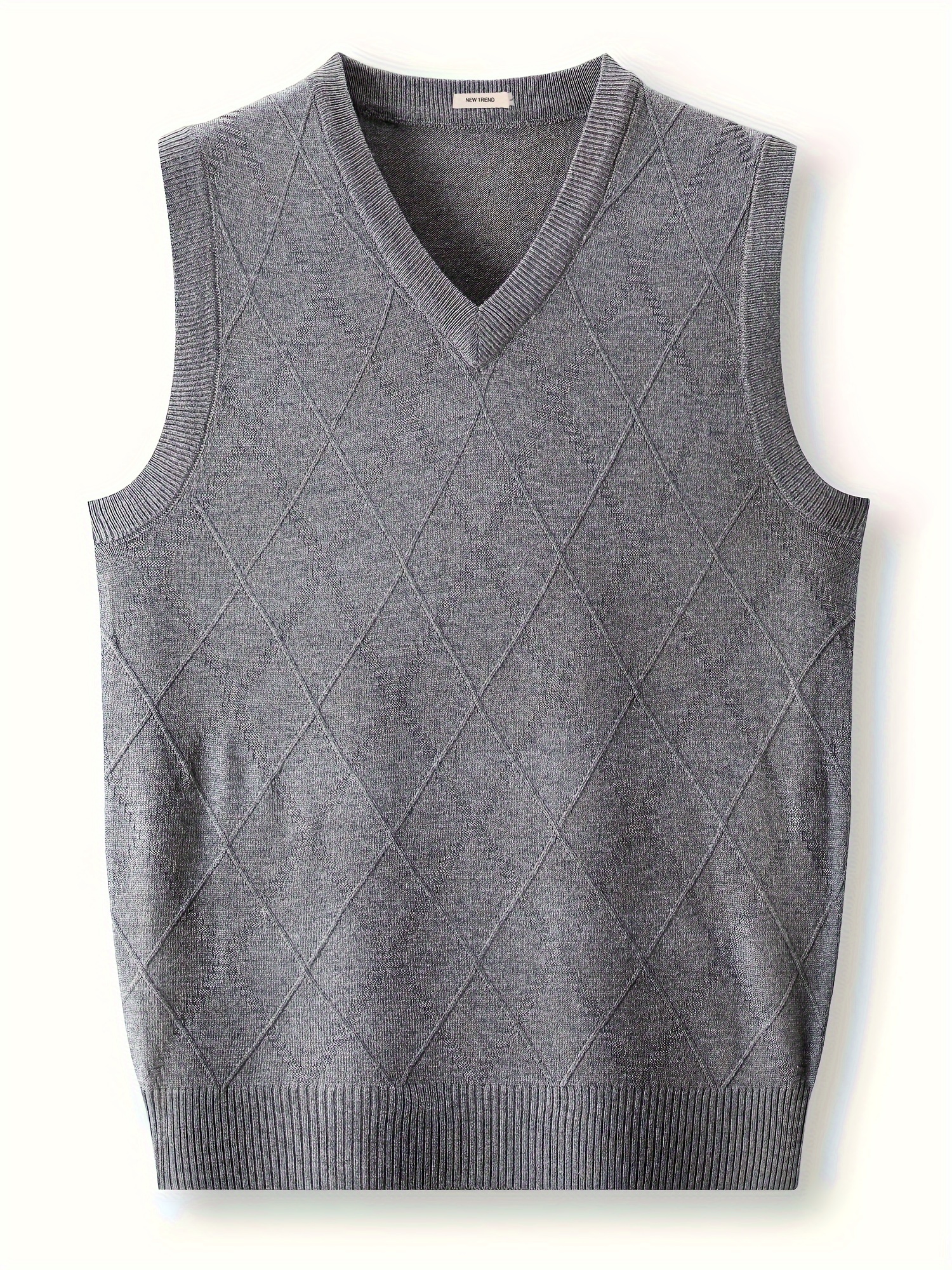 mens solid knitted sleeveless shirt casual slightly stretch tank top for city walk street hanging outdoor activities details 10
