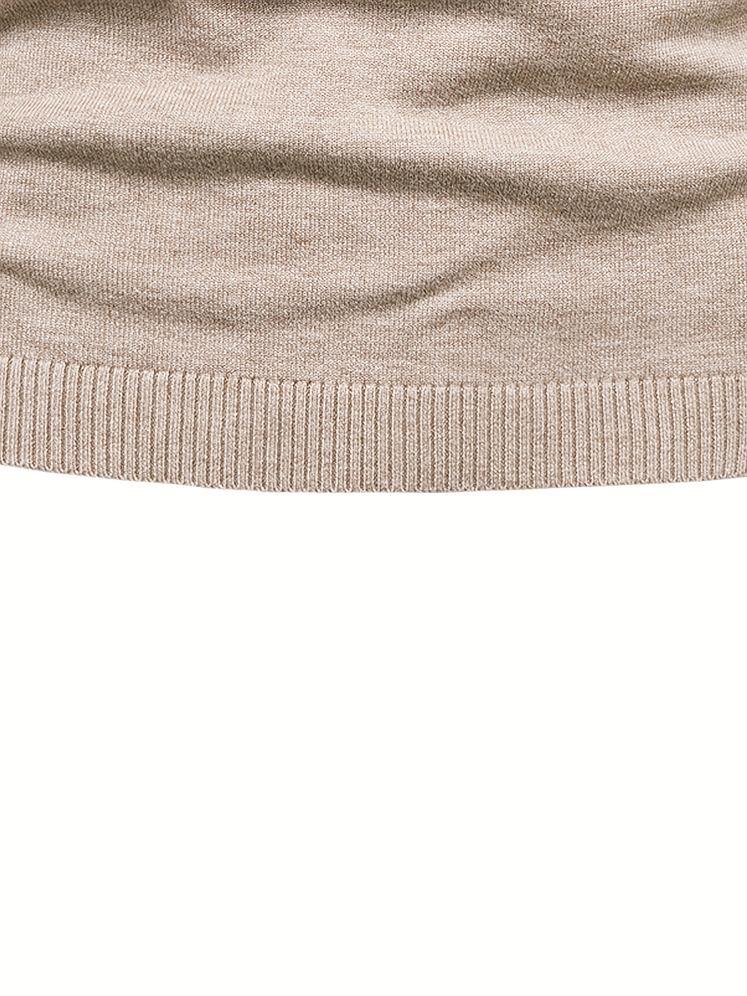 mens solid color crew neck slim fit knit sweater details 36