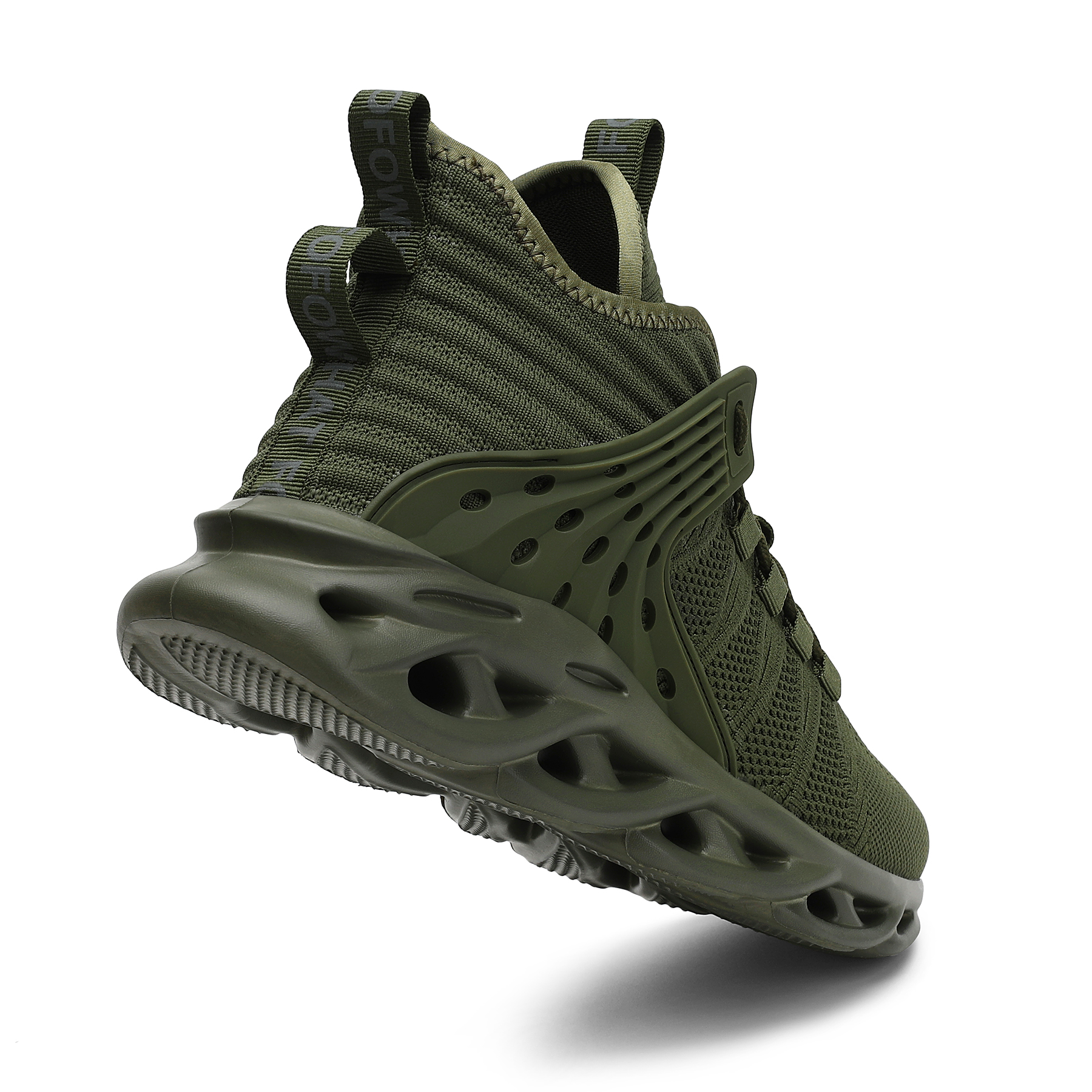 high top blade type shoes men s knit breathable lace shock details 3