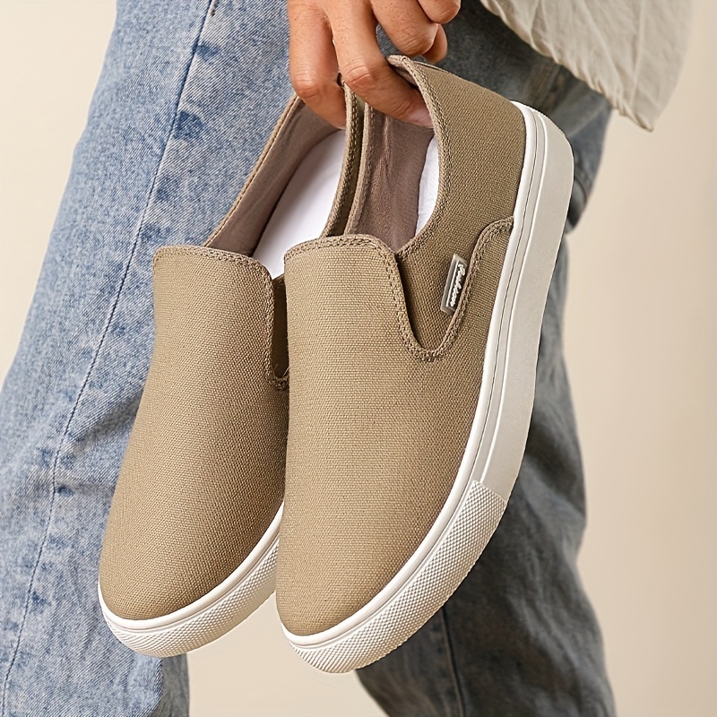 men s canvas shoes fashion casual skate shoes walking details 1