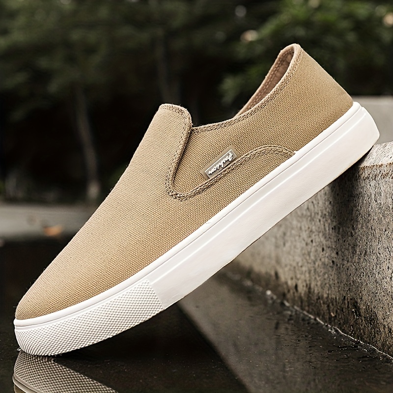 men s canvas shoes fashion casual skate shoes walking details 4